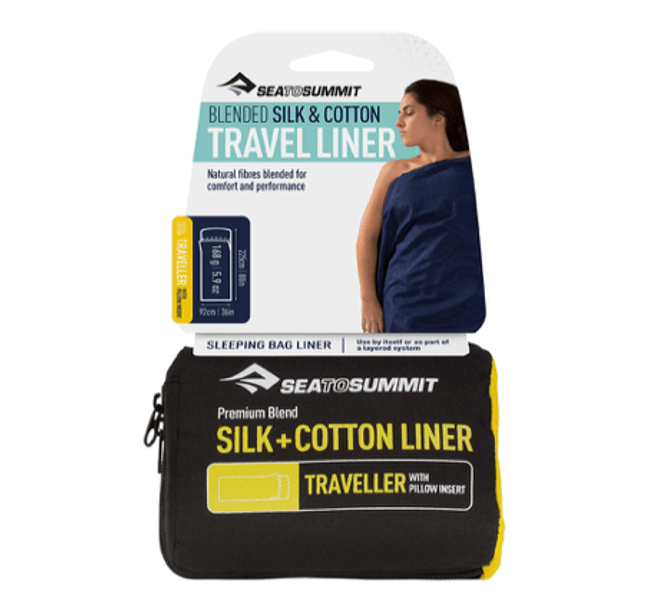 Hovedbilde SeaToSummit slik&cotton liner 225x92