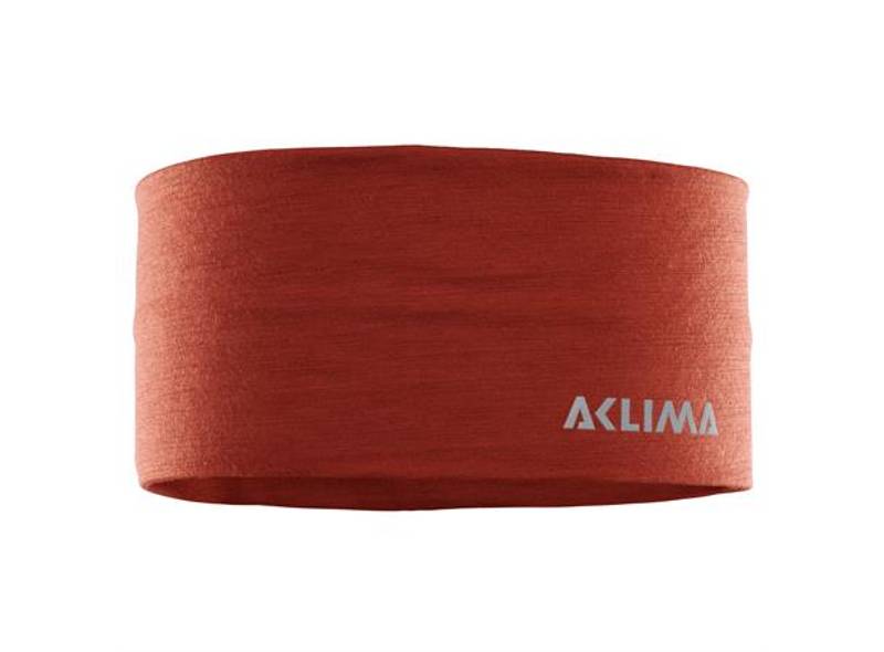 Aclima LightWool pannebånd red ochre