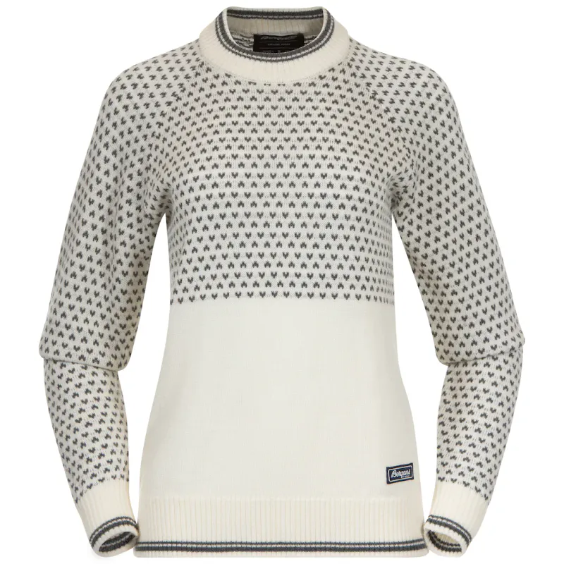 Bergans Alvdal Jumper Vanilla White/solid dark grey