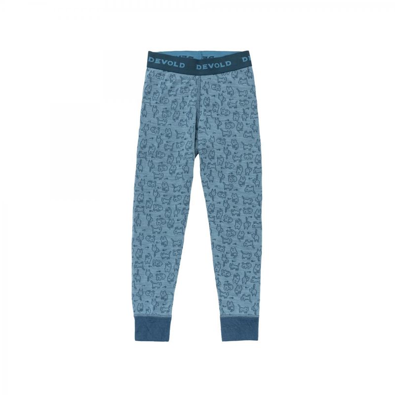 Devold Duo Active Merino Longs Kid Moon