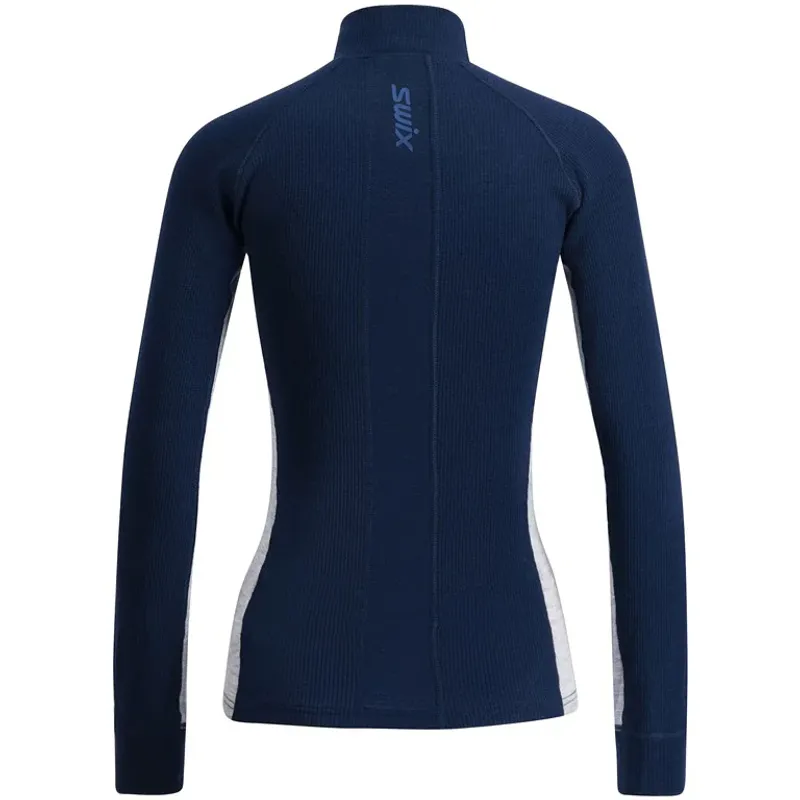 Swix RaceX Merino Half Zip W blue/grey