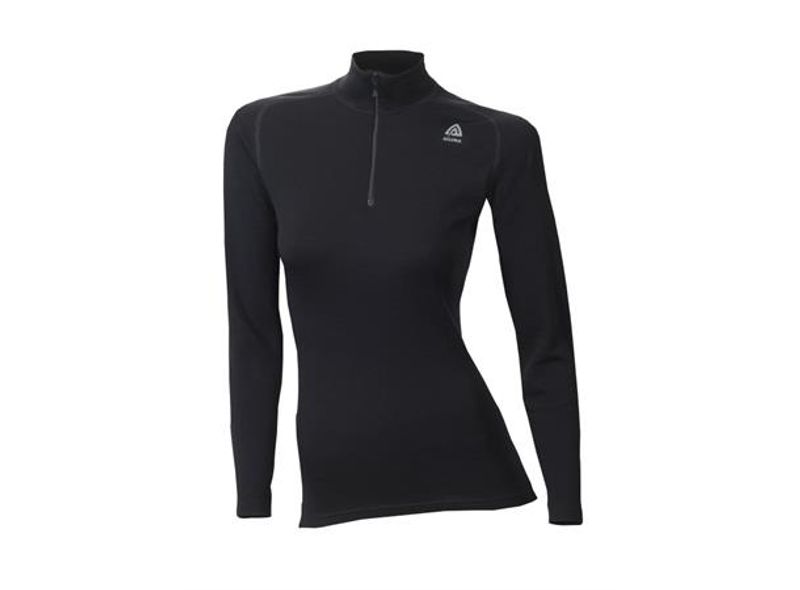 Aclima WarmWool mockneck W's jet Black