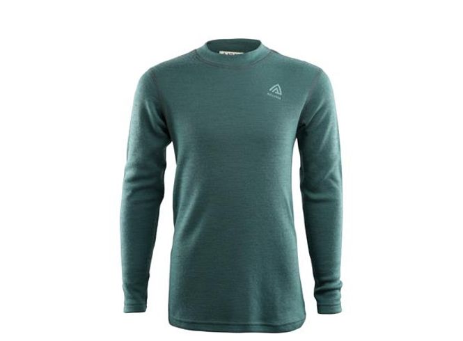 Hovedbilde Aclima WarmWool crewneck Jr North Atlantic / Reef ...